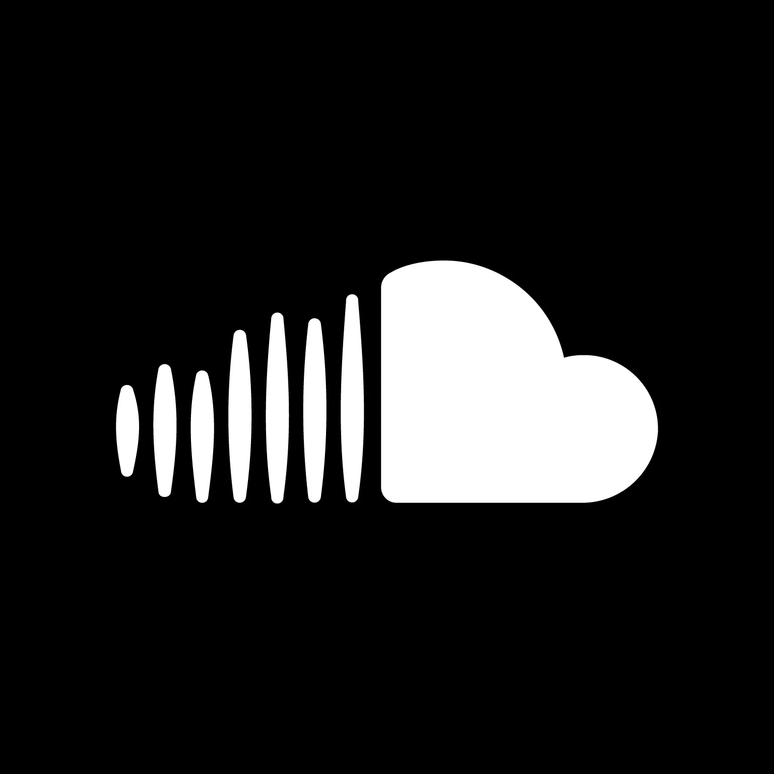Soundcloud logo white
